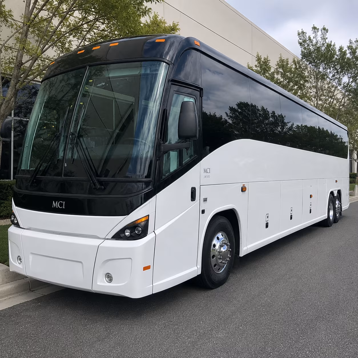 56 passenger charter bus