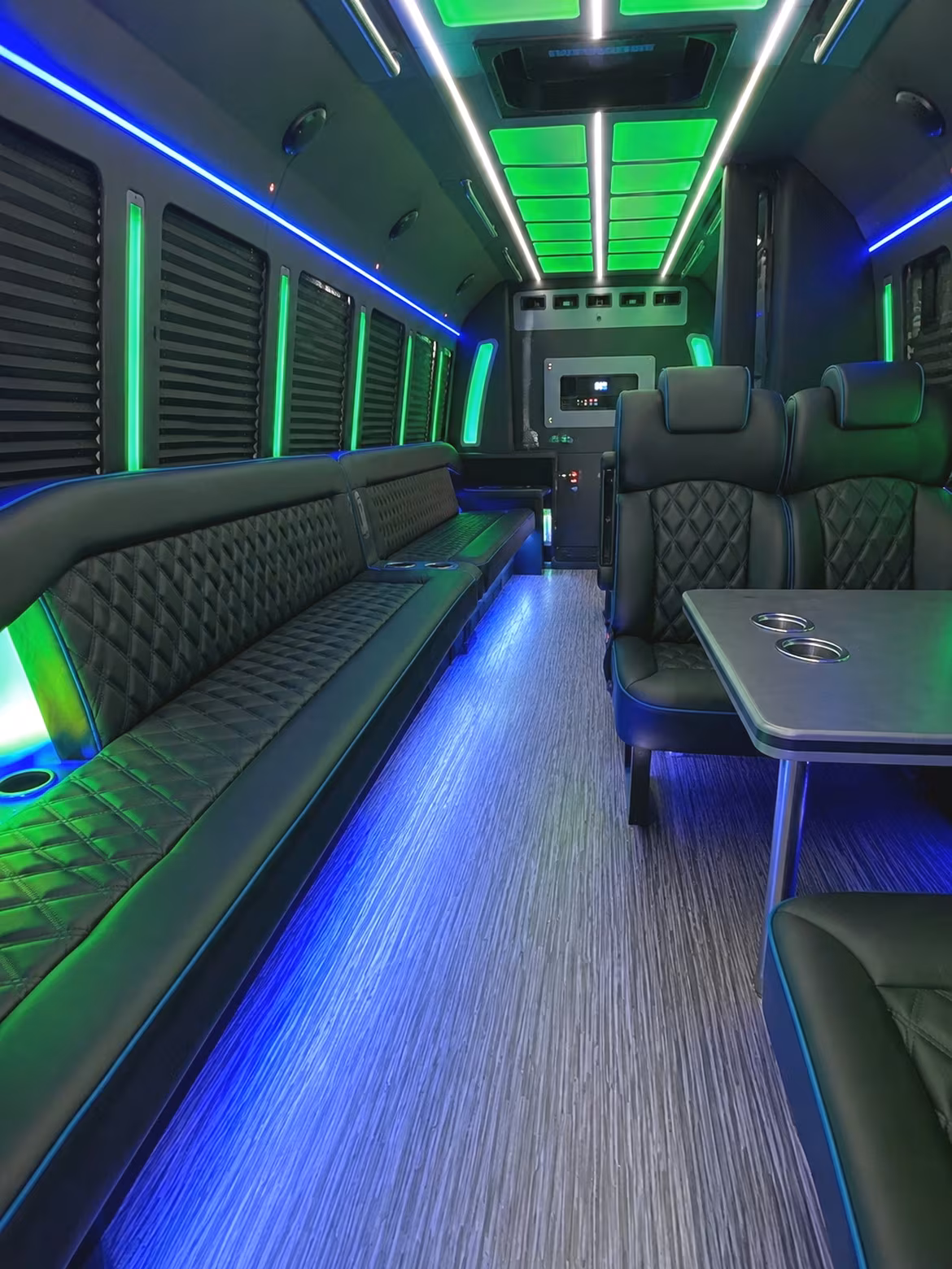 corona concert party bus rental