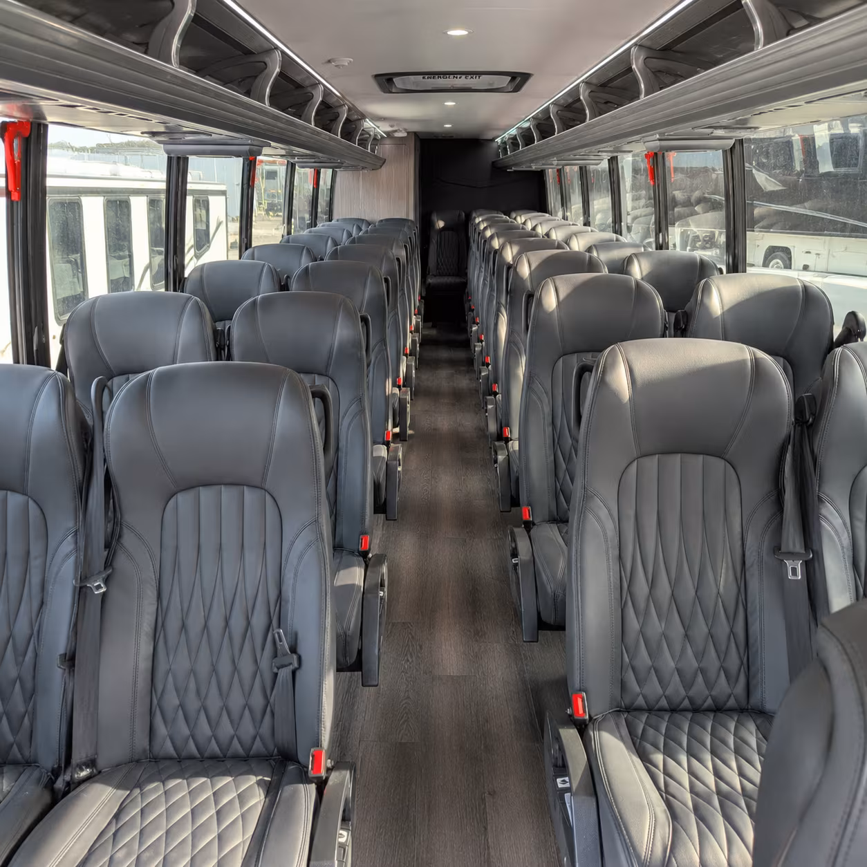 corona corporate event transportation onboard seating