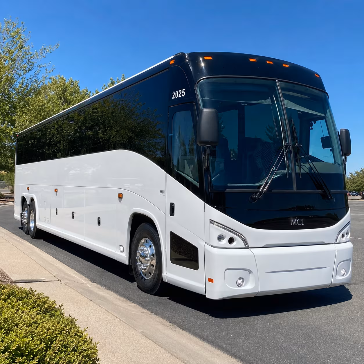corona mission and outreach group buses for community service days