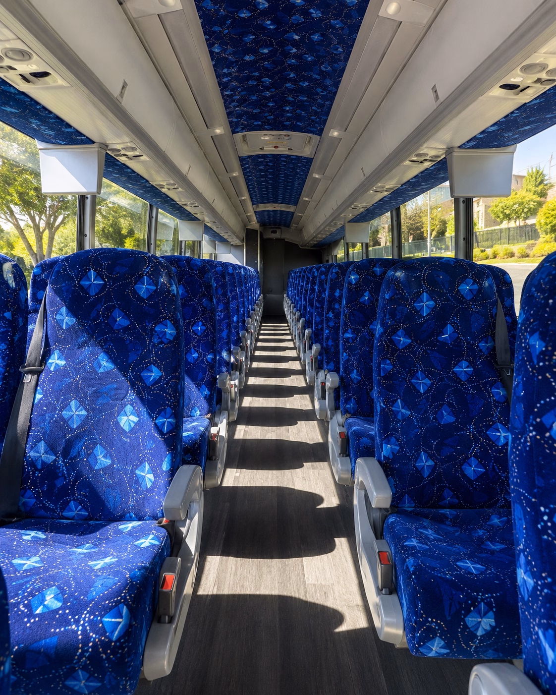 corona private event transportation onboard seating